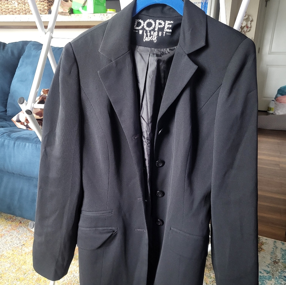 DOPE Classic Black Womens Blazer